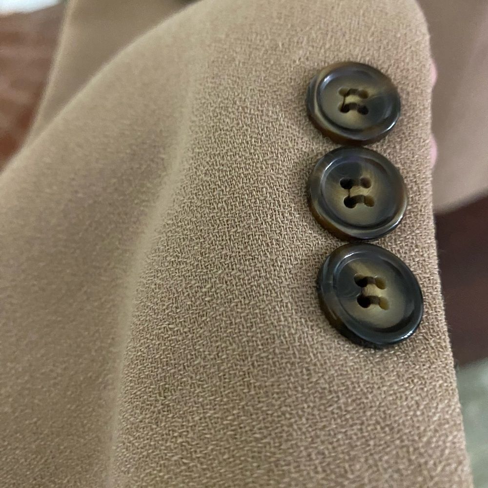 100% Wool Hugo Buscati Vintage double breasted Jacket Size 4 - Picture 4 of 8